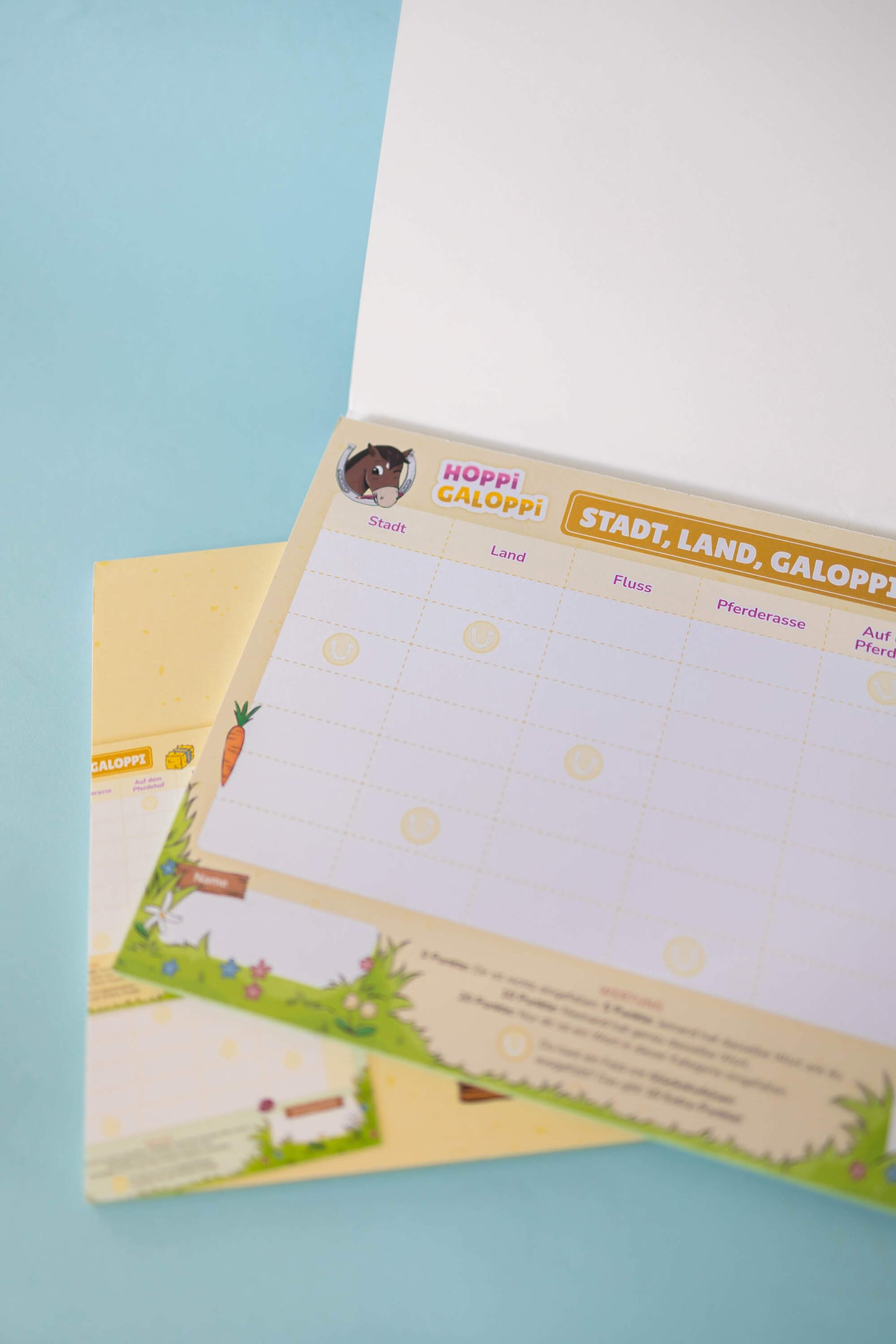 Innenansicht des Blocks Stadt Land Galoppi