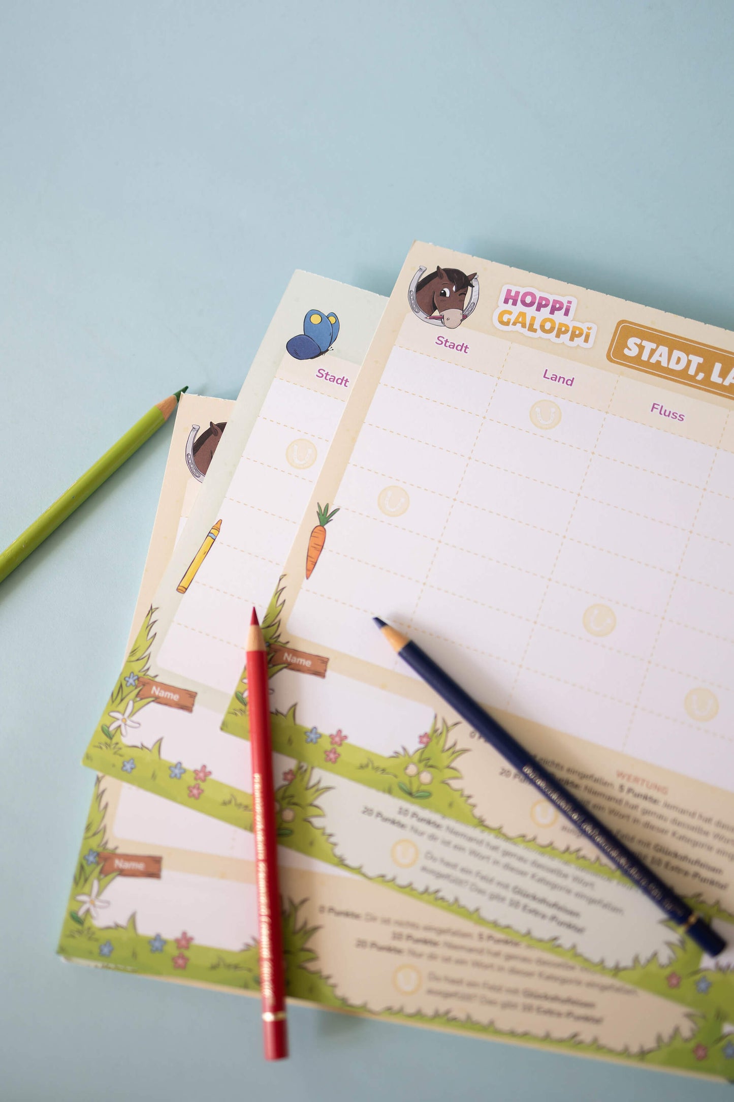 Innenansicht des Blocks Stadt Land Galoppi