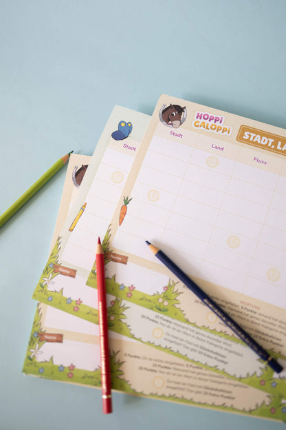 Innenansicht des Blocks Stadt Land Galoppi